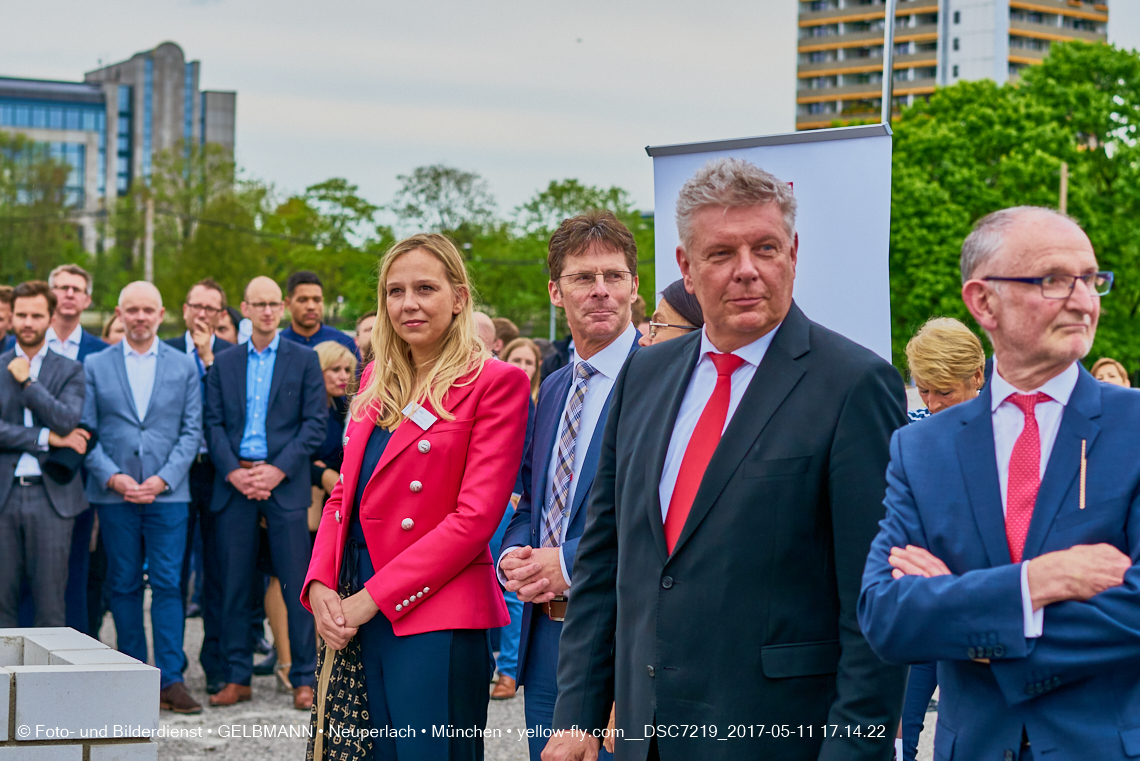 11. Mai 2017 - Grundsteinlegung für die LOGE und dem Kulturquadrat in Neuperlach